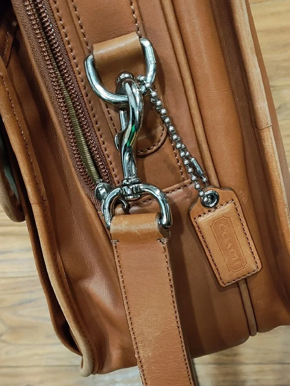 Tan Messenger Bag- Classic Professional Satchel